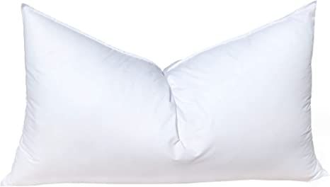 Pillowflex Synthetic Down Pillow Insert - 18x22 Down Alternative Pillow, Lumbar Pillow Insert for... | Amazon (US)