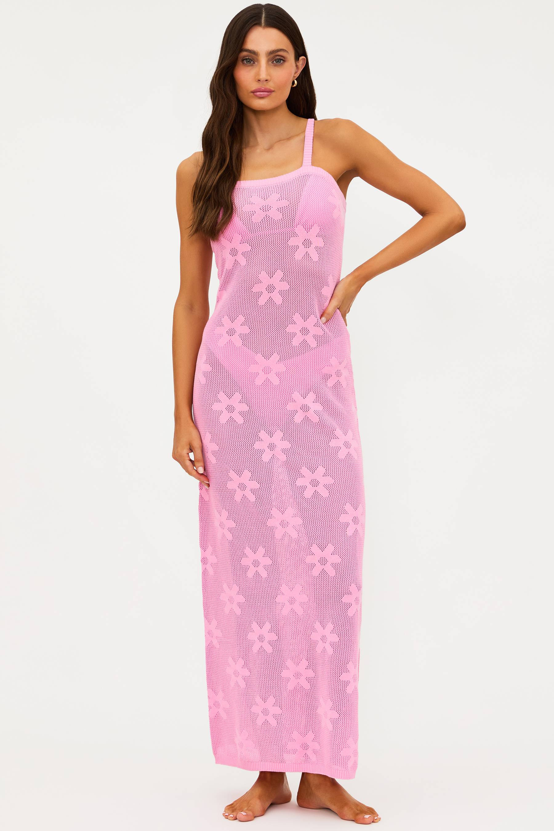Conrad Dress Prism Pink | Cover Up Dress | Beach Riot | Beach Riot
