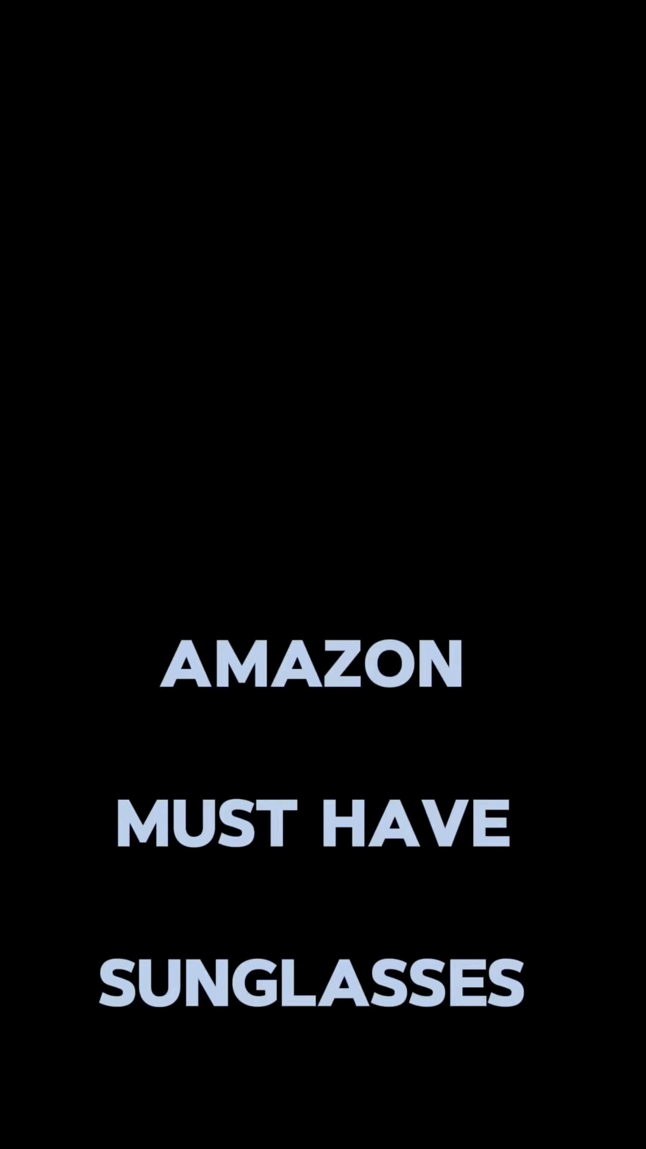 My loves here’s the full list of my must have sunglasses from Amazon for the summer! 

#LTKSeasonal #LTKstyletip #LTKfindsunder50