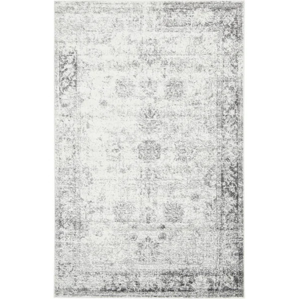 Brandt Floral Gray Rug | Wayfair North America