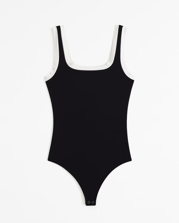 Women's Cotton-Modal Bodysuit | Women's Tops | Abercrombie.com | Abercrombie & Fitch (US)