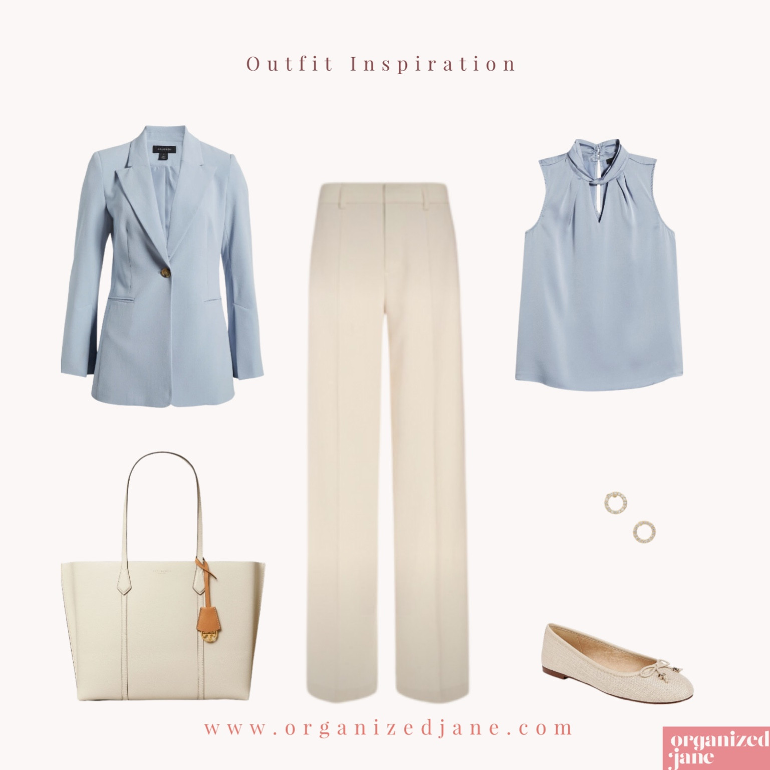 🔷 Stay polished in shades of blue! Perfect blend of professionalism and comfort. #OfficeFashion #LTKworkwear