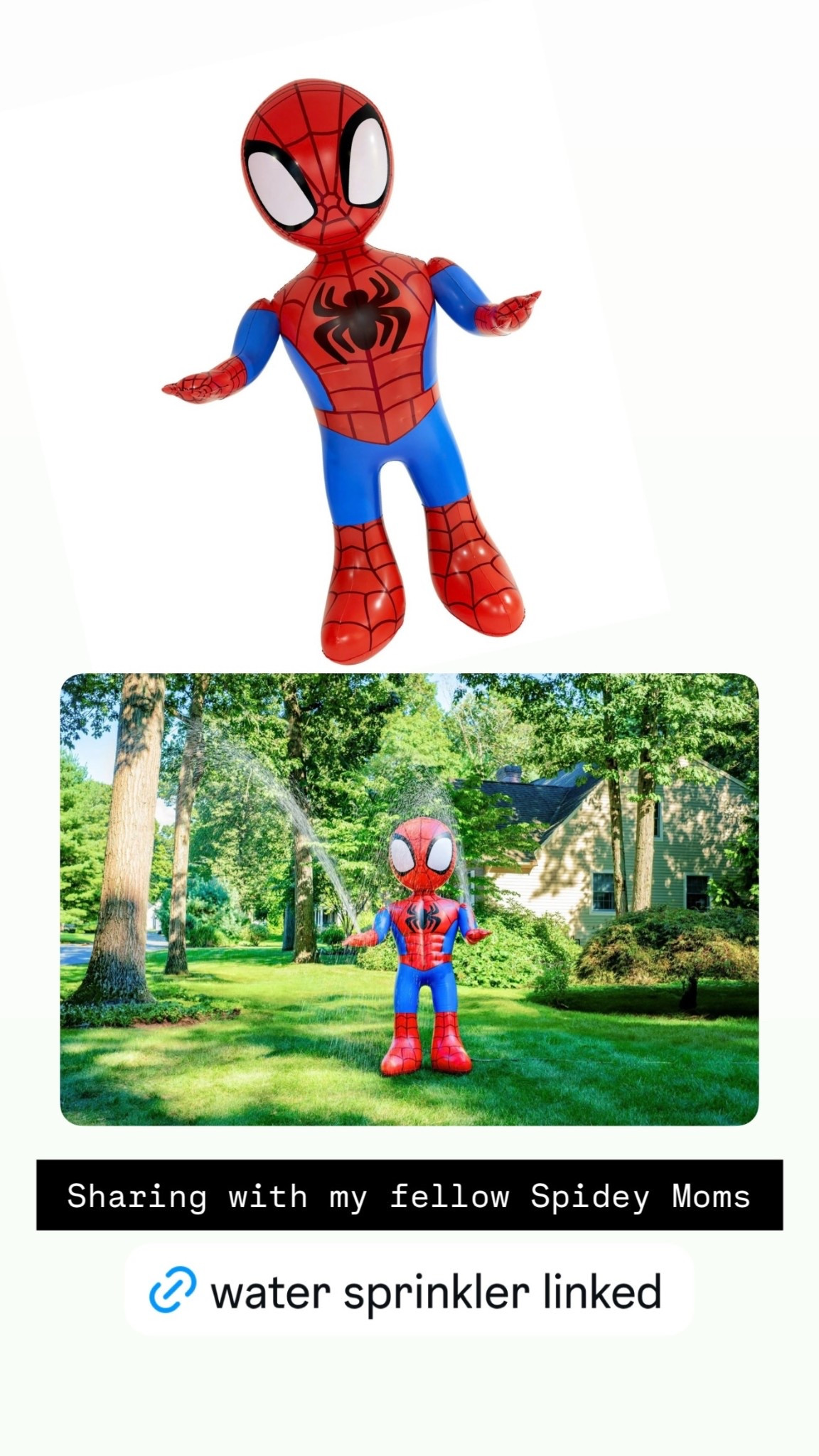 Sharing with my fellow Spidey Moms! The perfect water sprinkler for summer 

#LTKdayinmylife #LTKKids #LTKmomlife