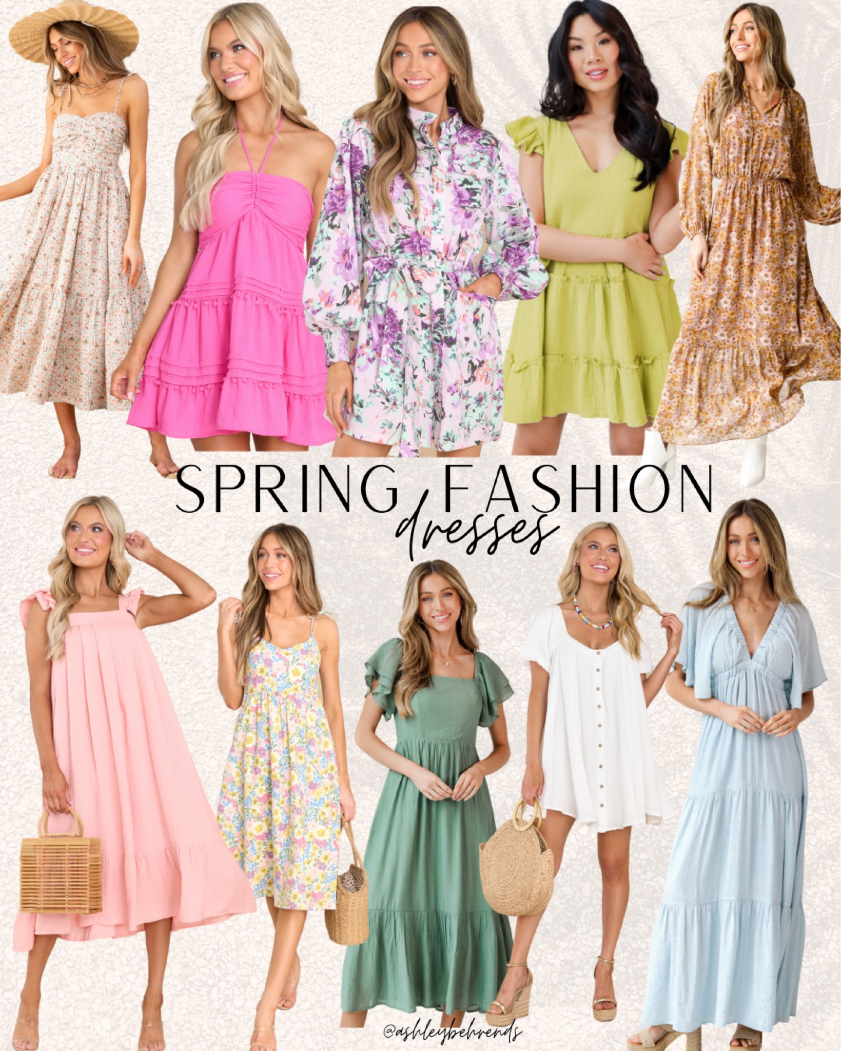 Spring fashion dresses 🍉💐👗
Floral dress, maxi dress, mini dress, flowy dress, white dress, spring style, Easter dress, midi dress
#dresses #springfashion #springstyle #easterdress #flowydress #minidress #maxidress #mididress #summerstyle #guazedress #bohostyle #floraldress #vacationoutfits #resortwear 

#LTKunder100 #LTKSeasonal #LTKstyletip