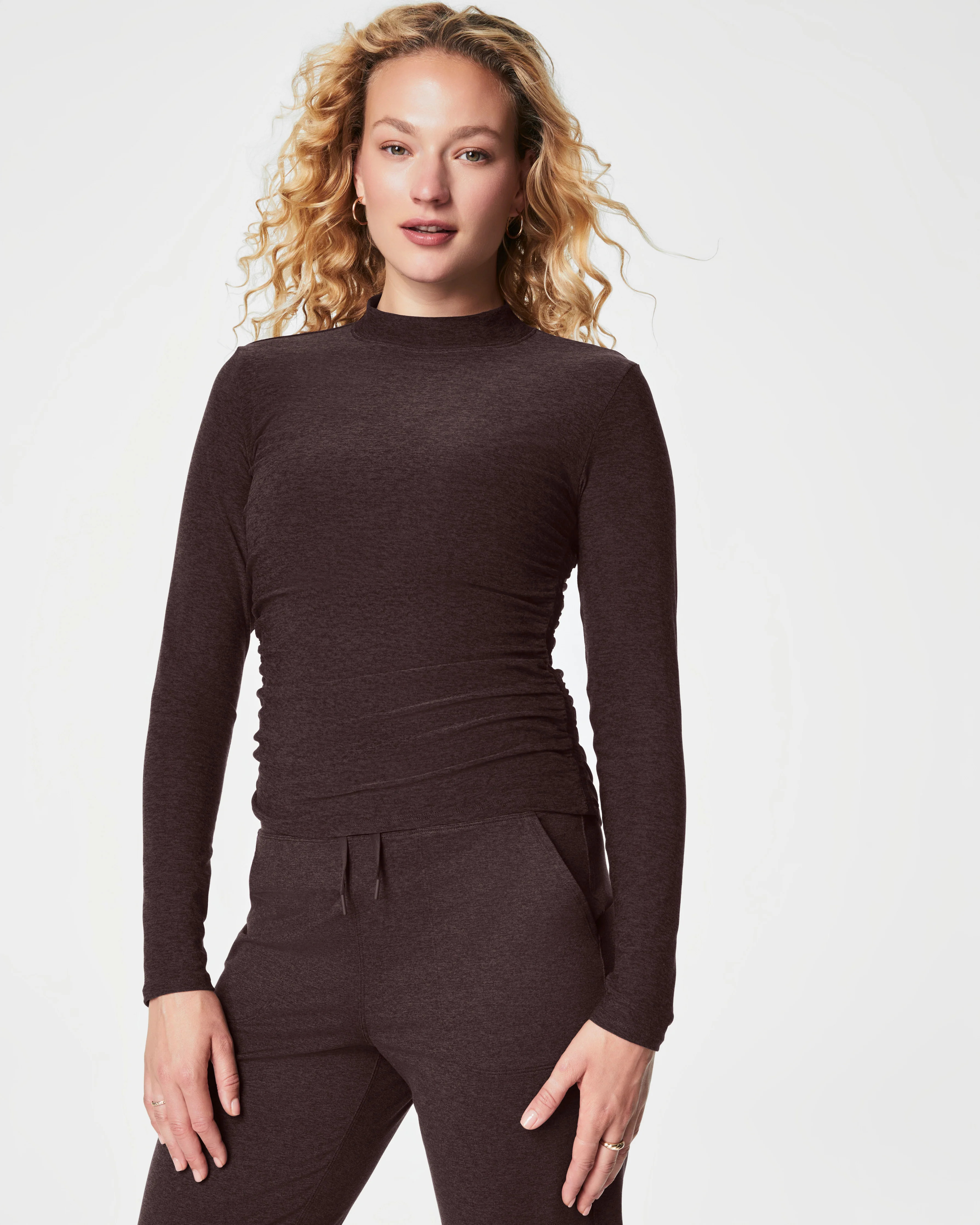 SPANX® SoftStretch Long Sleeve Mockneck Top | Spanx