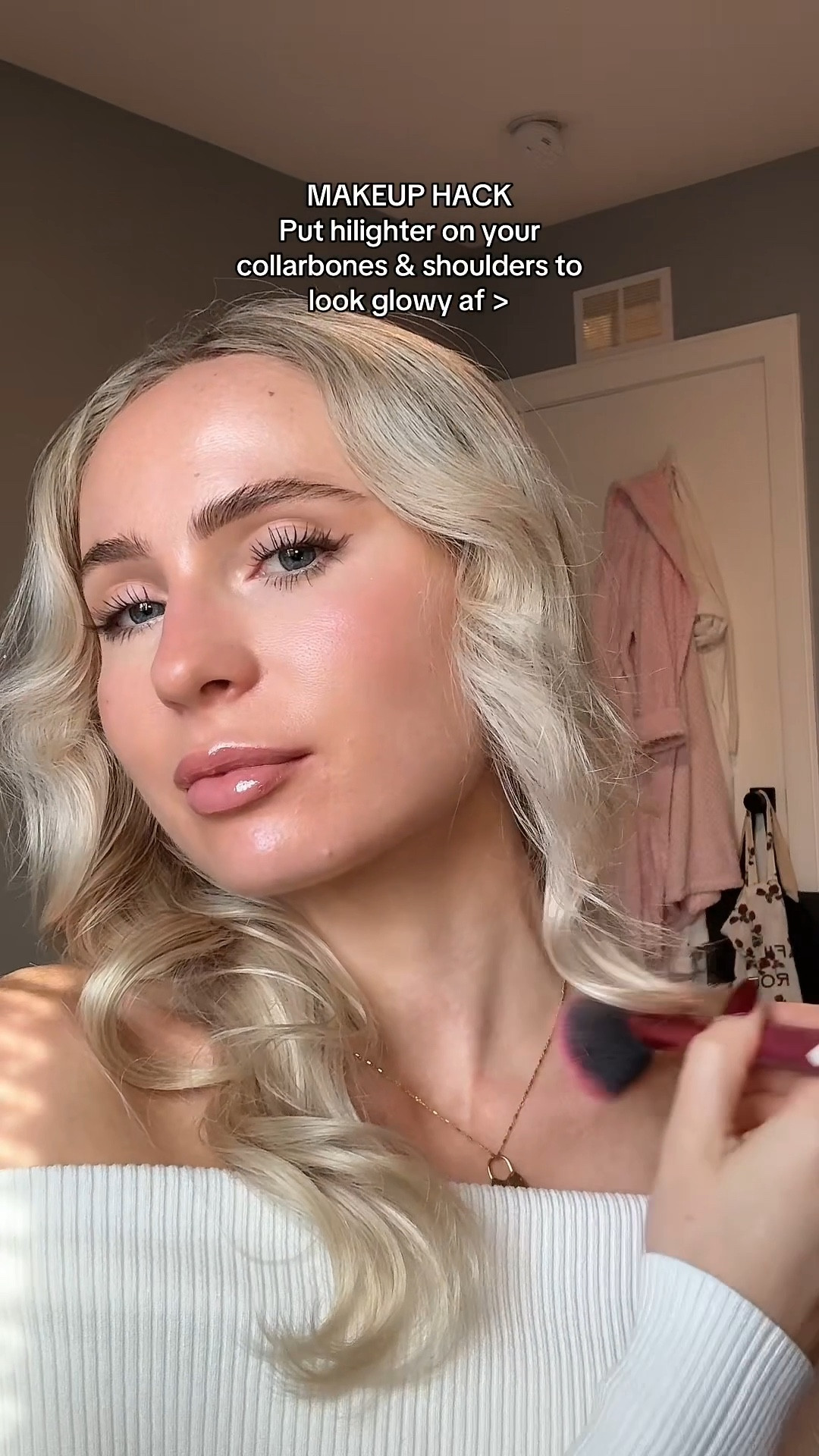 This shimmery hilighter is perfect for this hack ✨🩷

#LTKBeauty
