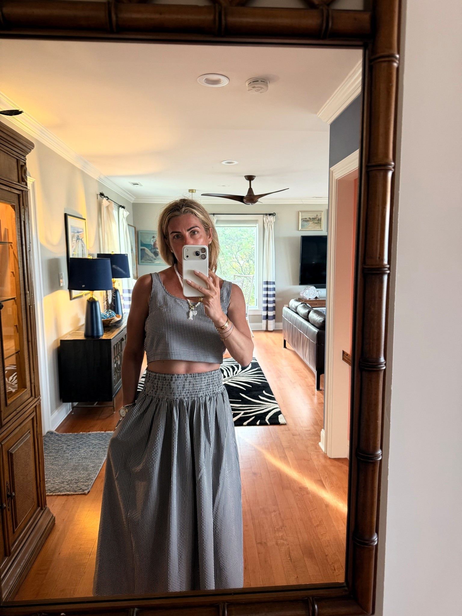 Seersucker set 🖤

#LTKSeasonal #LTKootd