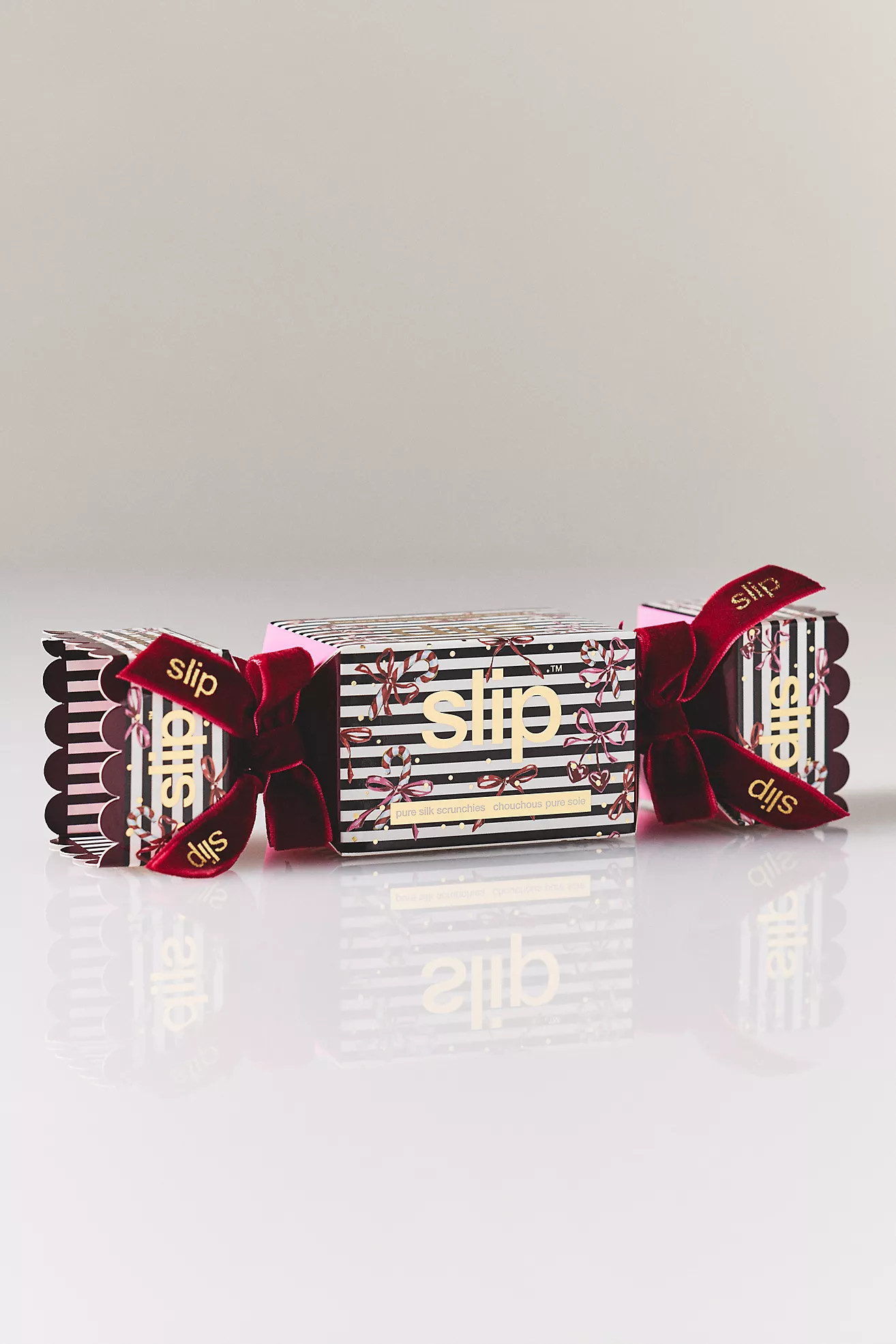 Slip Sugar Plum Silk Scrunchie Cracker Set | Anthropologie (US)