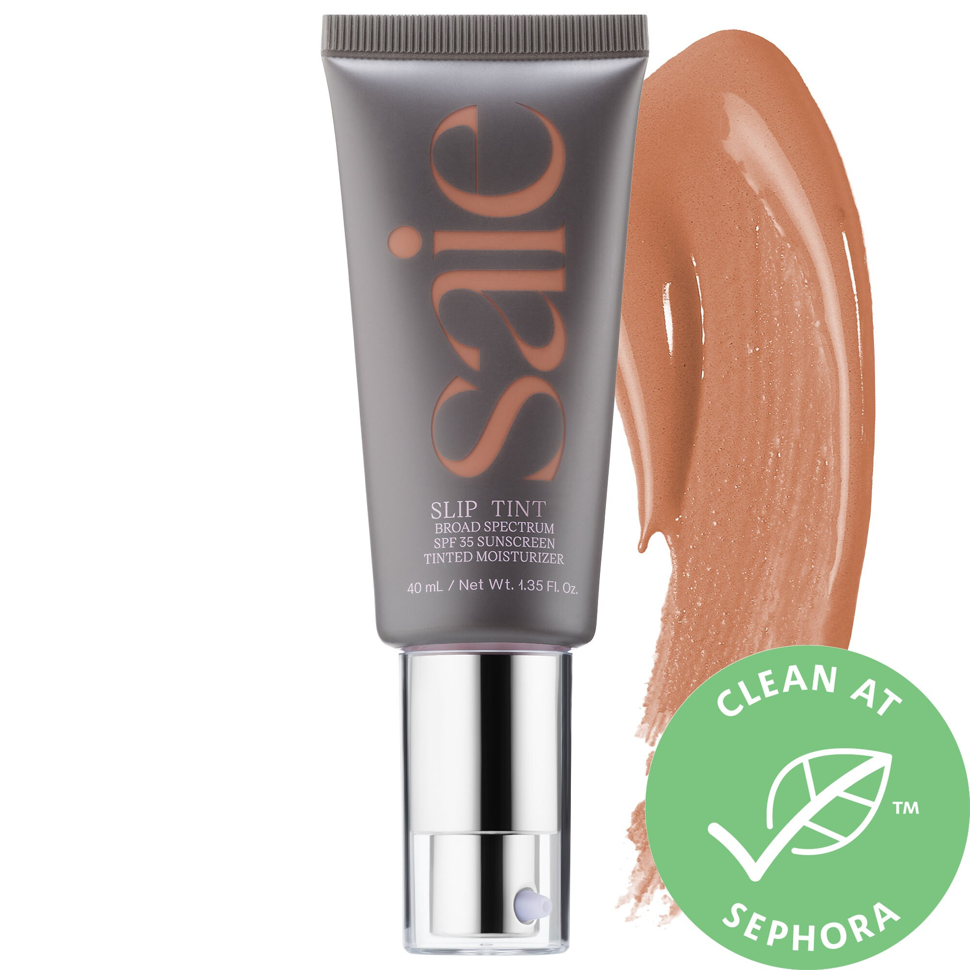 Saie Slip Tint Dewy Tinted Moisturizer SPF 35 Sunscreen Seven 1.35 oz/ 40 mL | Sephora (US)