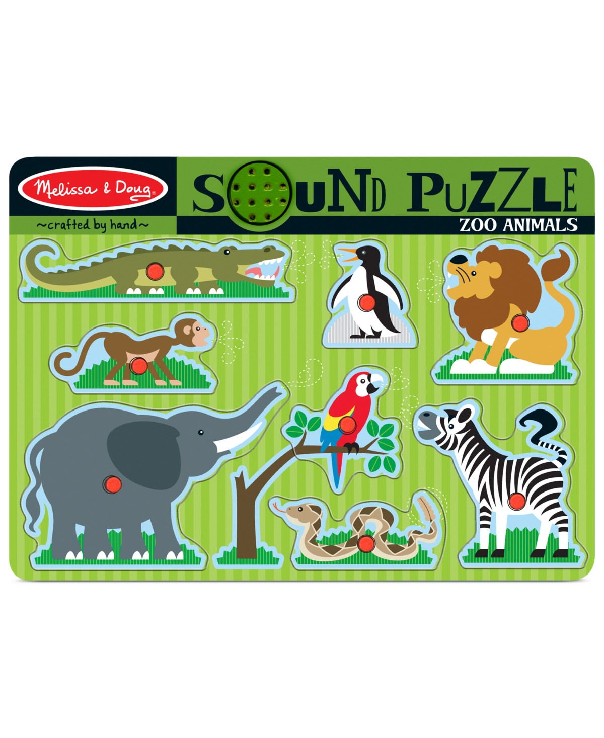 Melissa and Doug Kids Toy, Zoo Animals Sound Puzzle | Macys (US)