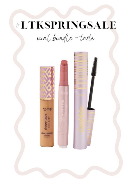 Viral bundle on sale!  Tarte shape tape, maracuja juicy lip, tubing mascara 

#LTKSpringSale #LTKbeauty