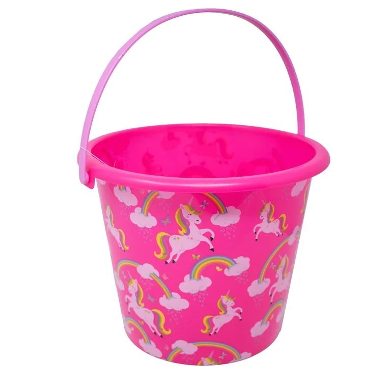 Way to Celebrate Pink Unicorn Jumbo Plastic Easter Bucket | Walmart (US)