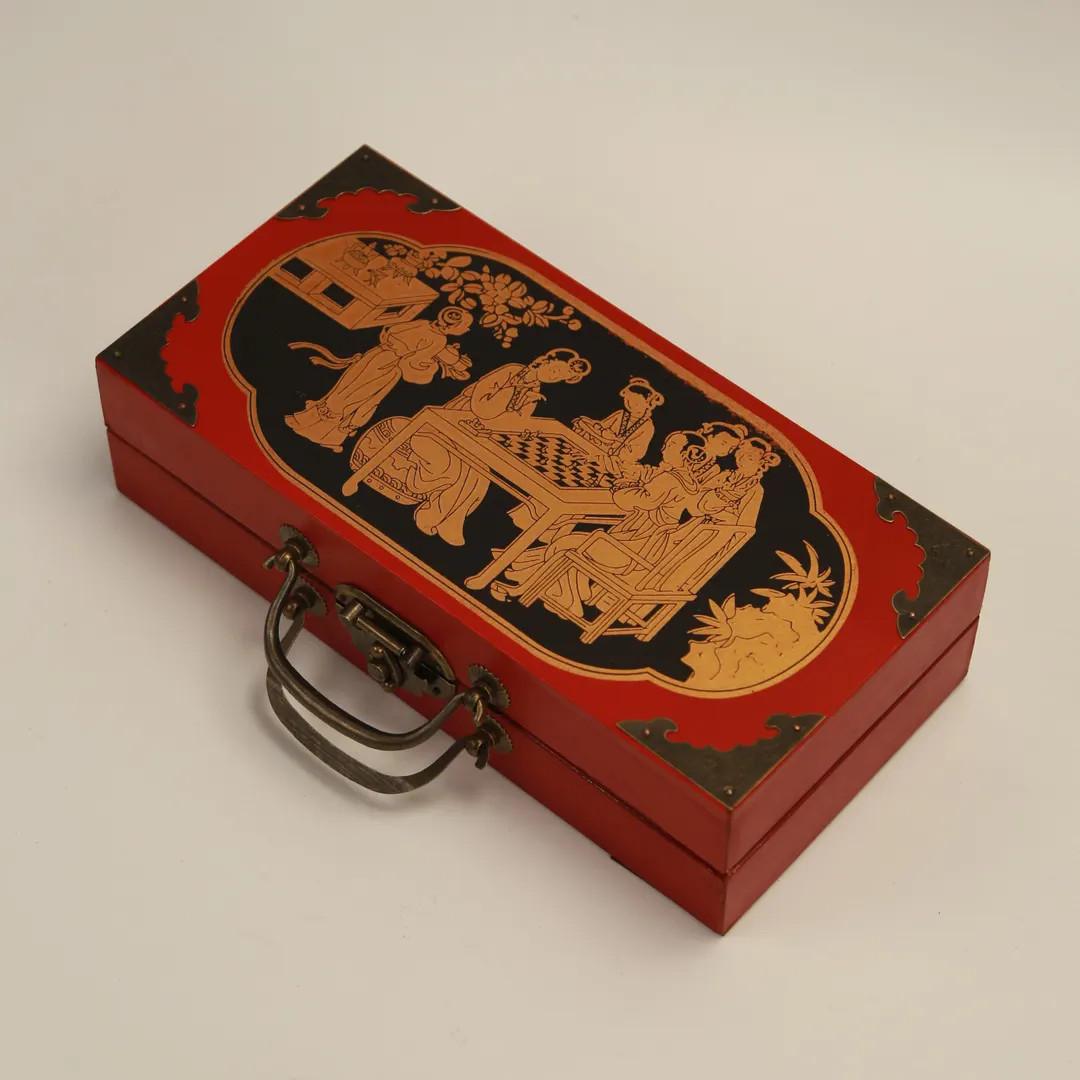 Vintage Handmade Chess - Original Lacquerware Wooden Box,cute Chess,vintage Chinese Style Chess,t... | Etsy (US)