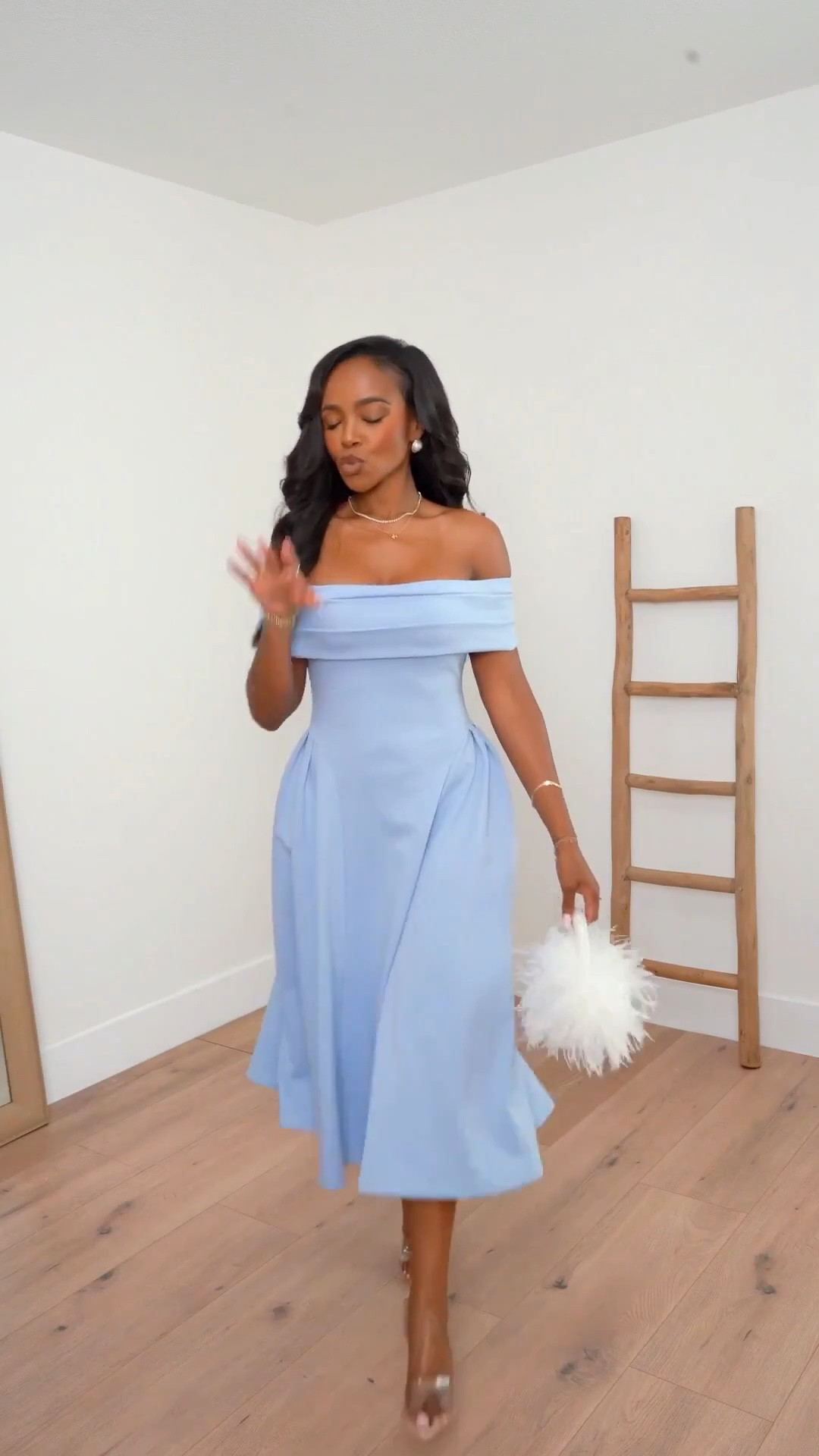 Scroll to shop this soft feminine spring dress look.

Perfect for brunch, date night, or special occasions.

📏 Measurements: 5’4”, 140 lbs, 34D bust, 27” waist, 40” hips

Follow me on Instagram and YouTube @kirasfashionfinds