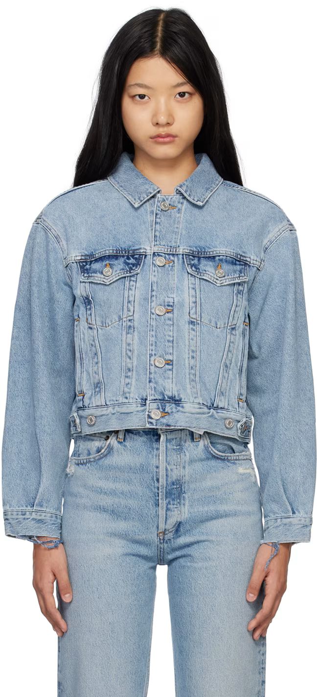 Blue Charli Denim Jacket | SSENSE