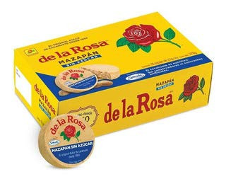 De la Rosa Mazapan, Marzipan De la Rosa, Mexican Original Candy, Regular and covered in chocolate (Sugar free, Pack of 18) | Amazon (US)