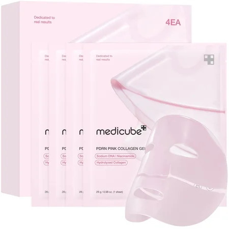 Medicube PDRN Pink Collagen Gel Masks, 4 Pack | Walmart (US)