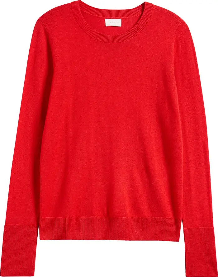 Merino Wool Blend Crewneck Sweater | Nordstrom