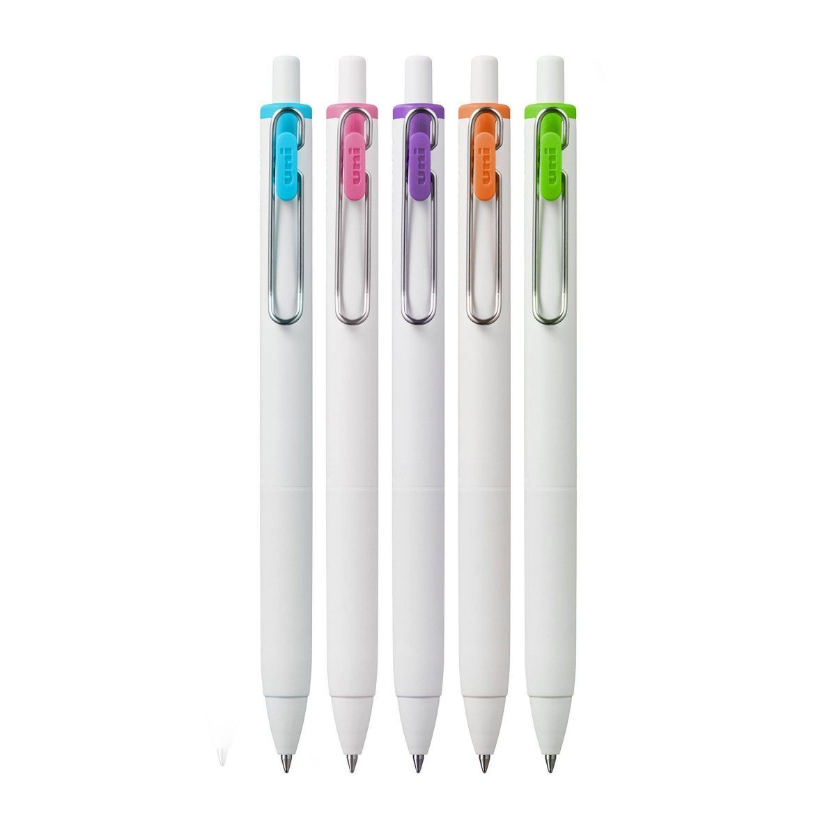 uni 5ct ONE Rectractable Gel Pens Fine Point 0.7mm Assorted Vivid Ink | Target