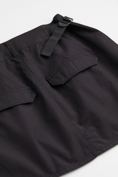 Cotton Poplin Utility Skirt | H&M (US + CA)