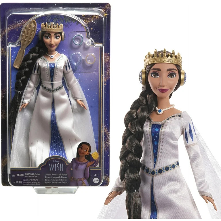 Disney Wish Queen Amaya of Rosas Fashion Doll, Posable Doll & Accessories | Walmart (US)