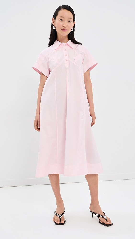 3.1 Phillip Lim Trapeze Midi Poplin Shirt Dress | Shopbop | Shopbop