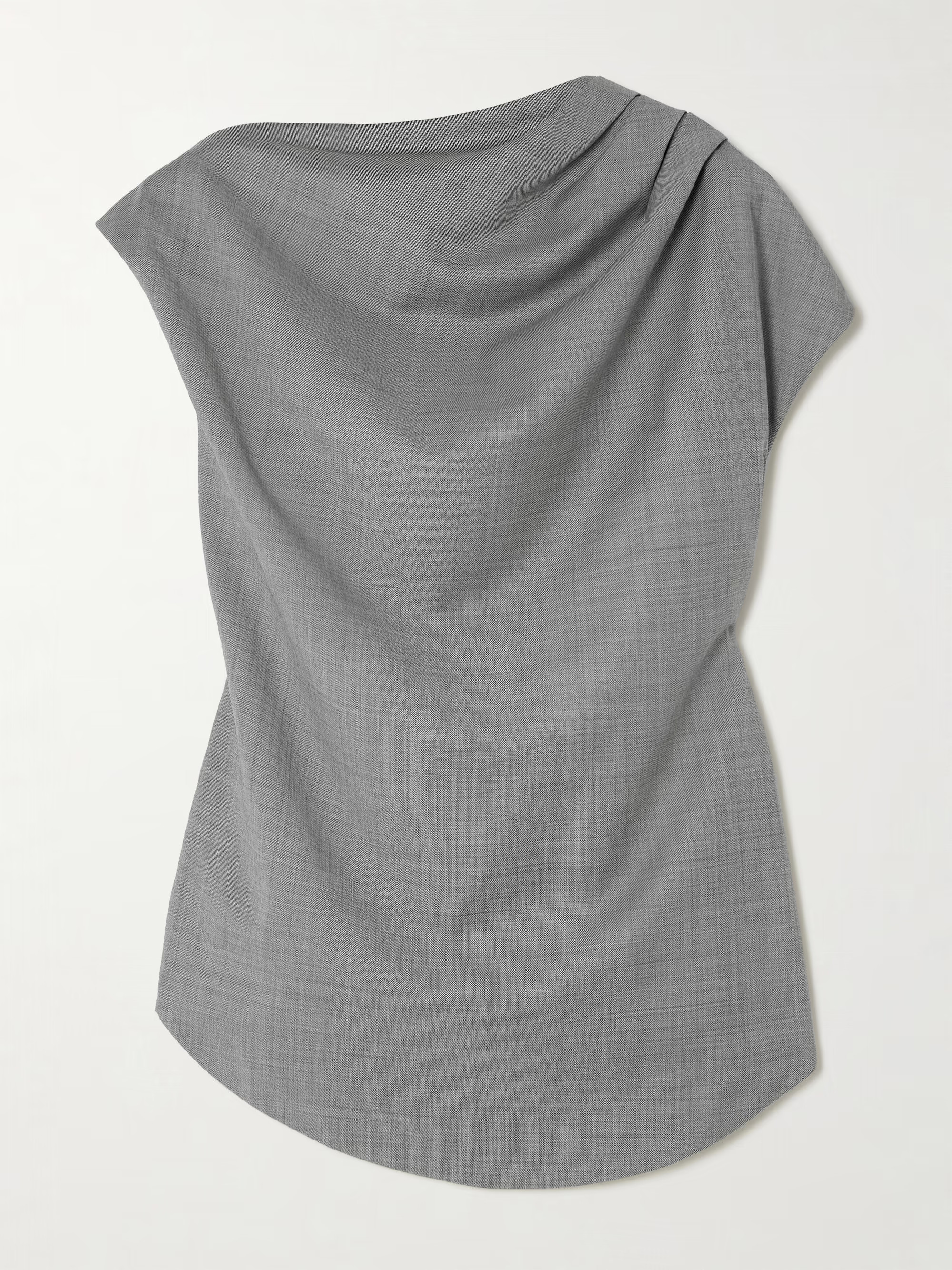 Lyra draped wool-twill blouse | NET-A-PORTER (UK & EU)