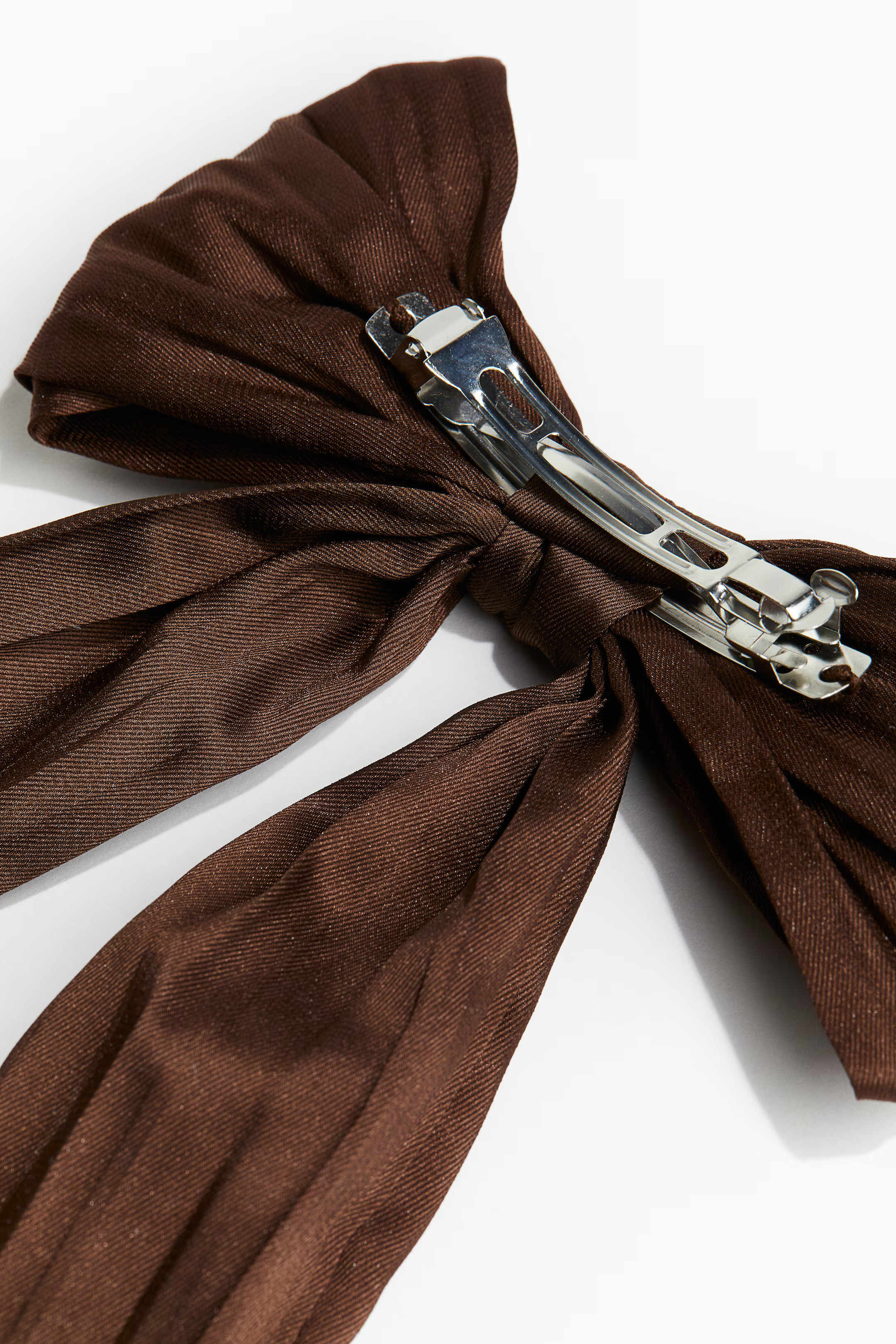 Bow Hair Clip - Dark brown - Ladies | H&M US | H&M (US + CA)