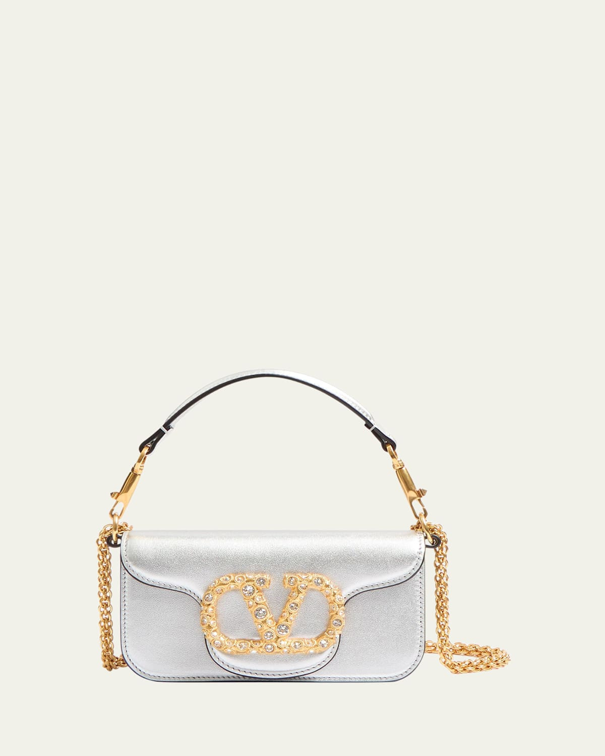Loco Small Metallic Leather Crossbody Bag | Bergdorf Goodman