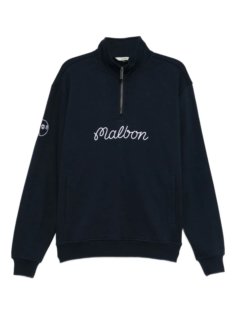 Malbon Golf Collegiate Sweatshirt | Blue | FARFETCH | Farfetch Global
