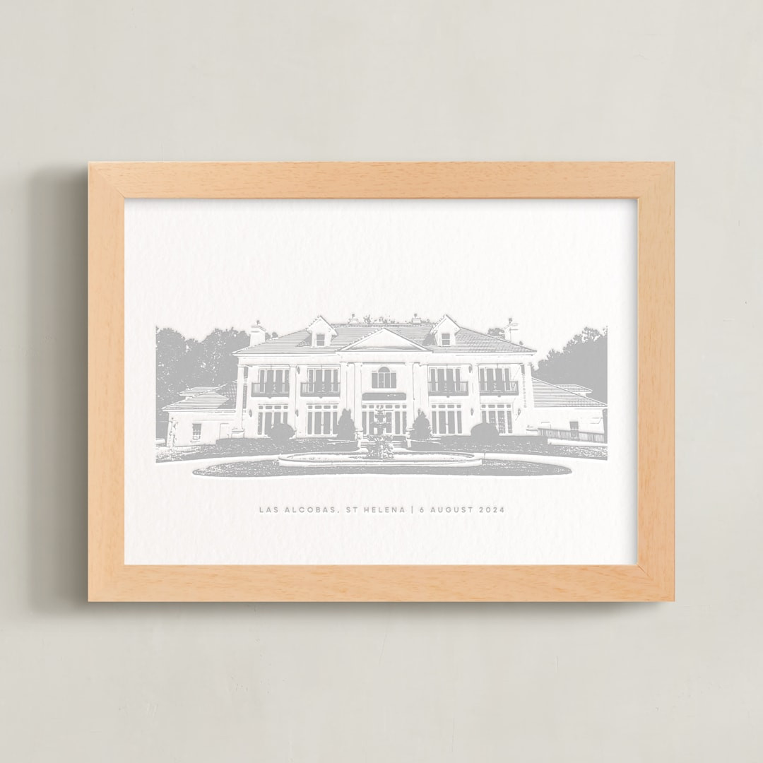 Your Venue: Custom Letterpress Print | Minted