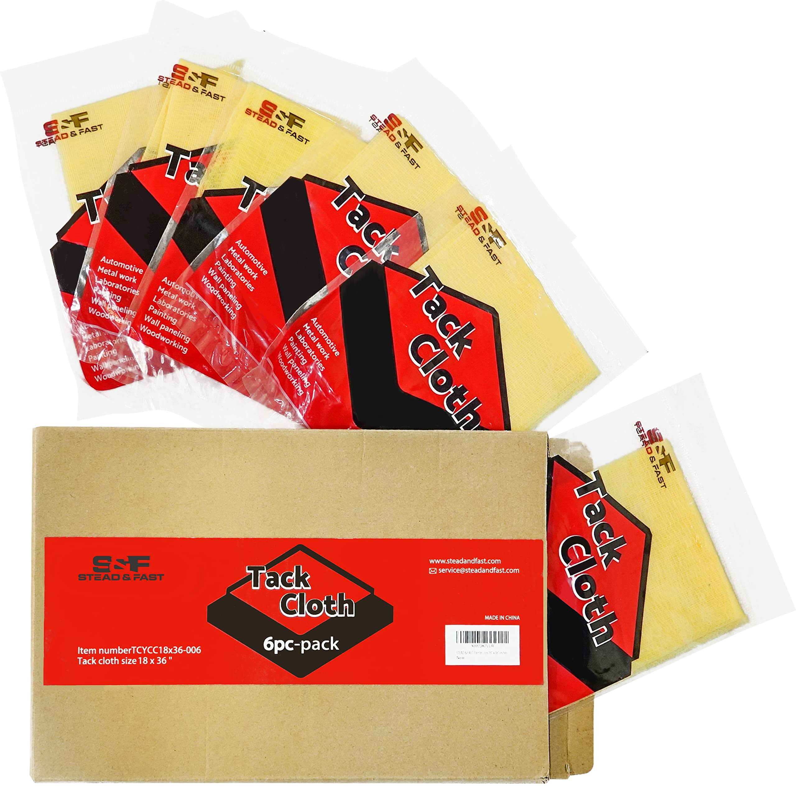 Amazon.com: S&F STEAD & FAST Painters Tack Cloth for Woodworking, Painting, Sticky, Anti-Static T... | Amazon (US)