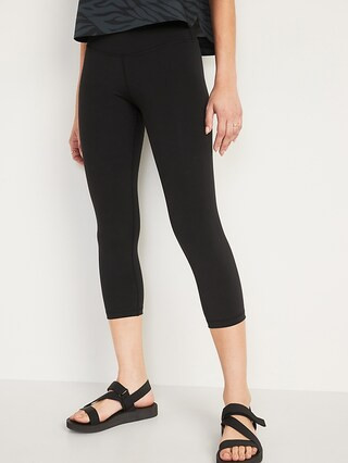 High-Waisted PowerPress Crop Leggings for Women | Old Navy (US)