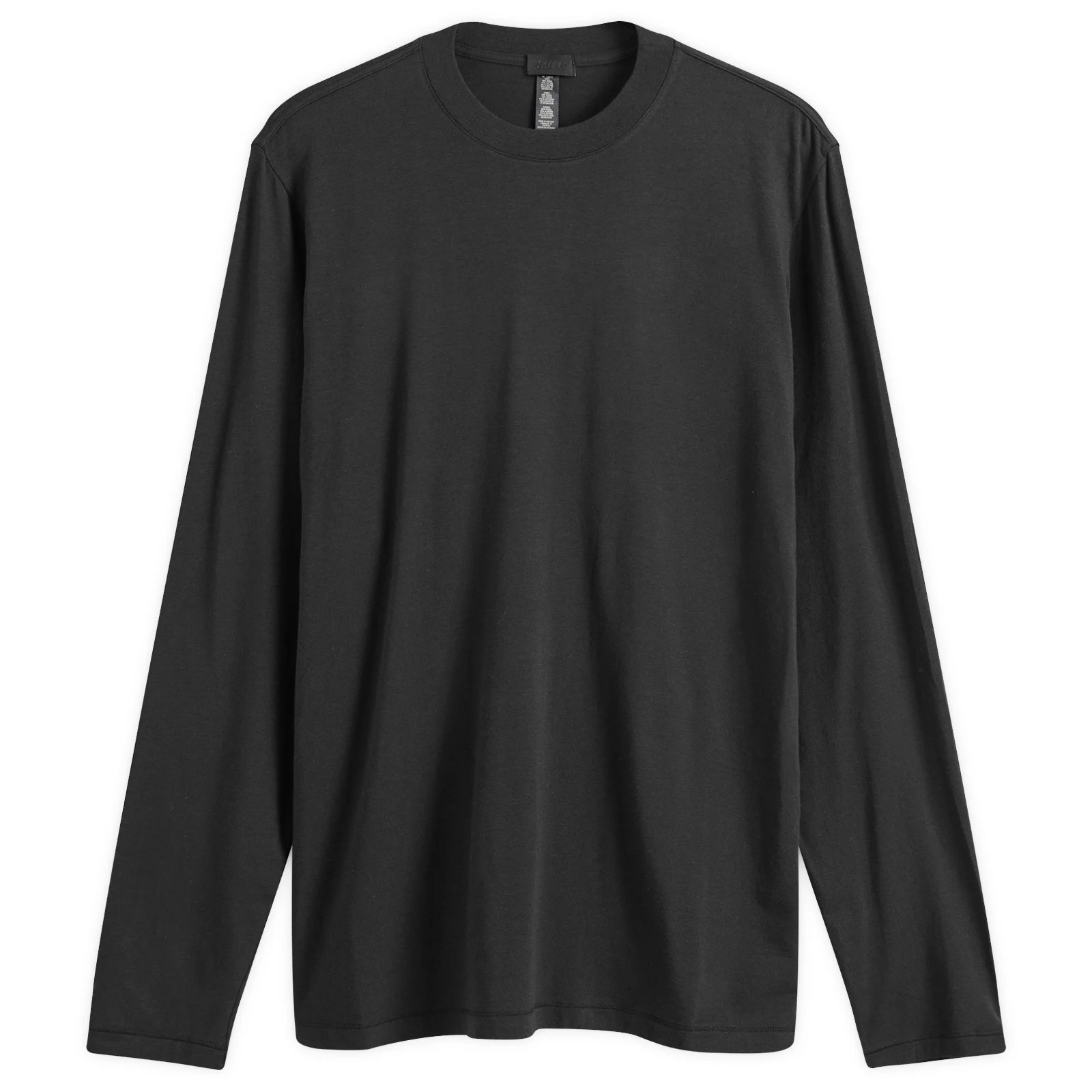 SKIMS Women's Boyfriend Long Sleeve T-Shirt in Onyx, Size Small | END. Clothing