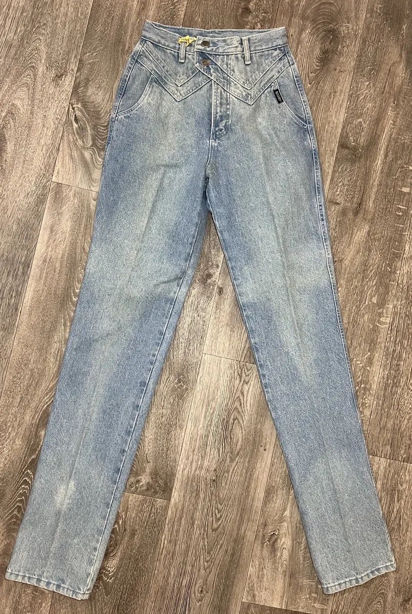Vintage 1990s Rocky Mountain High Waisted Rockies Jeans Denim Mom Pants 27/5 | eBay US