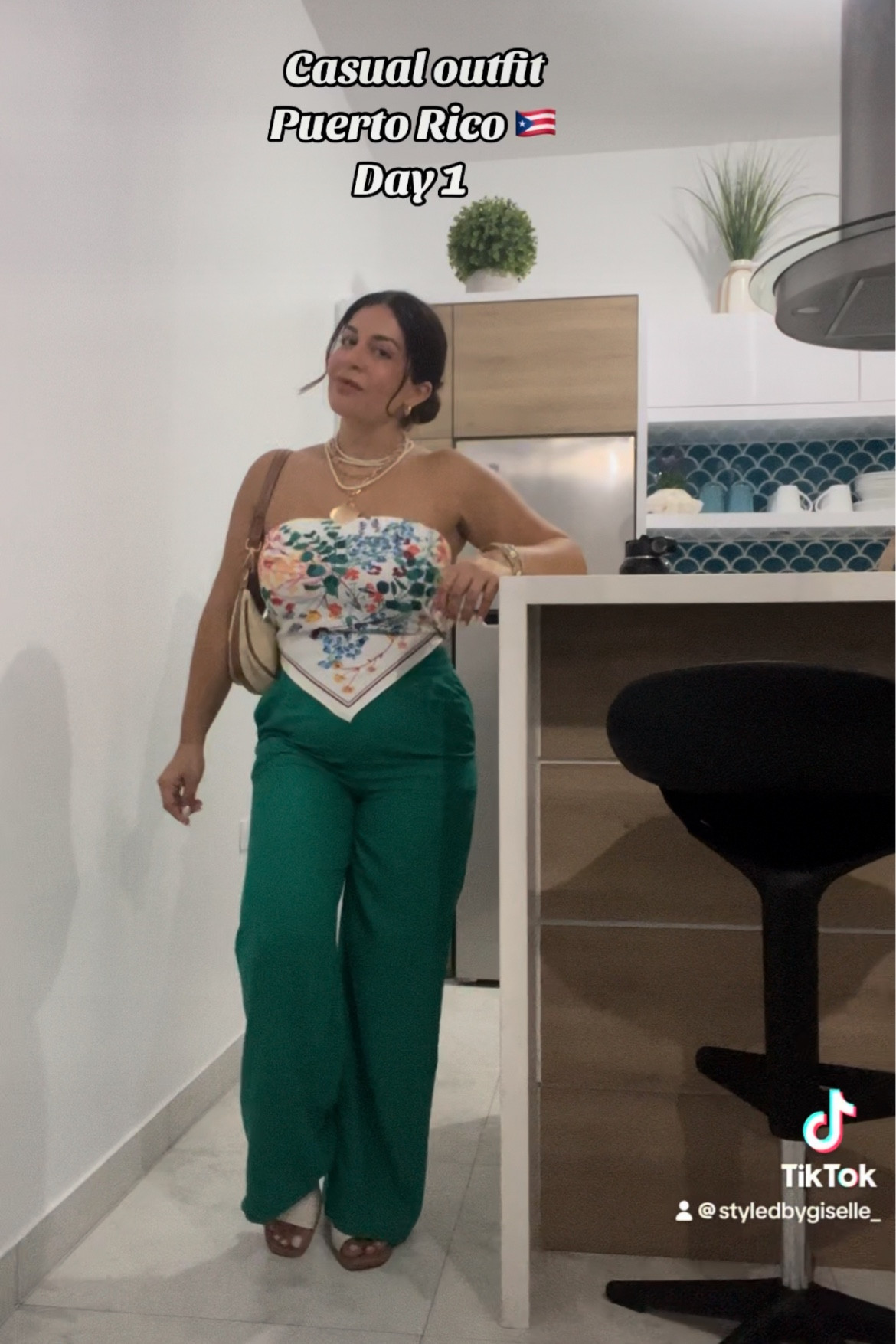 Puerto Rico vacation outfits: Strapless top size M. Linked similar pants. 

#LTKOver40 #LTKStyleTip #LTKFindsUnder50