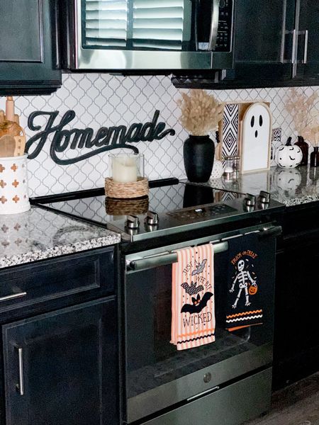Walmart kitchen decor for Halloween and candles 

Candle Holder • faux candles • kitchen towels • Halloween
Kitchen towels 

#LTKsalealert #LTKHalloween #LTKSeasonal