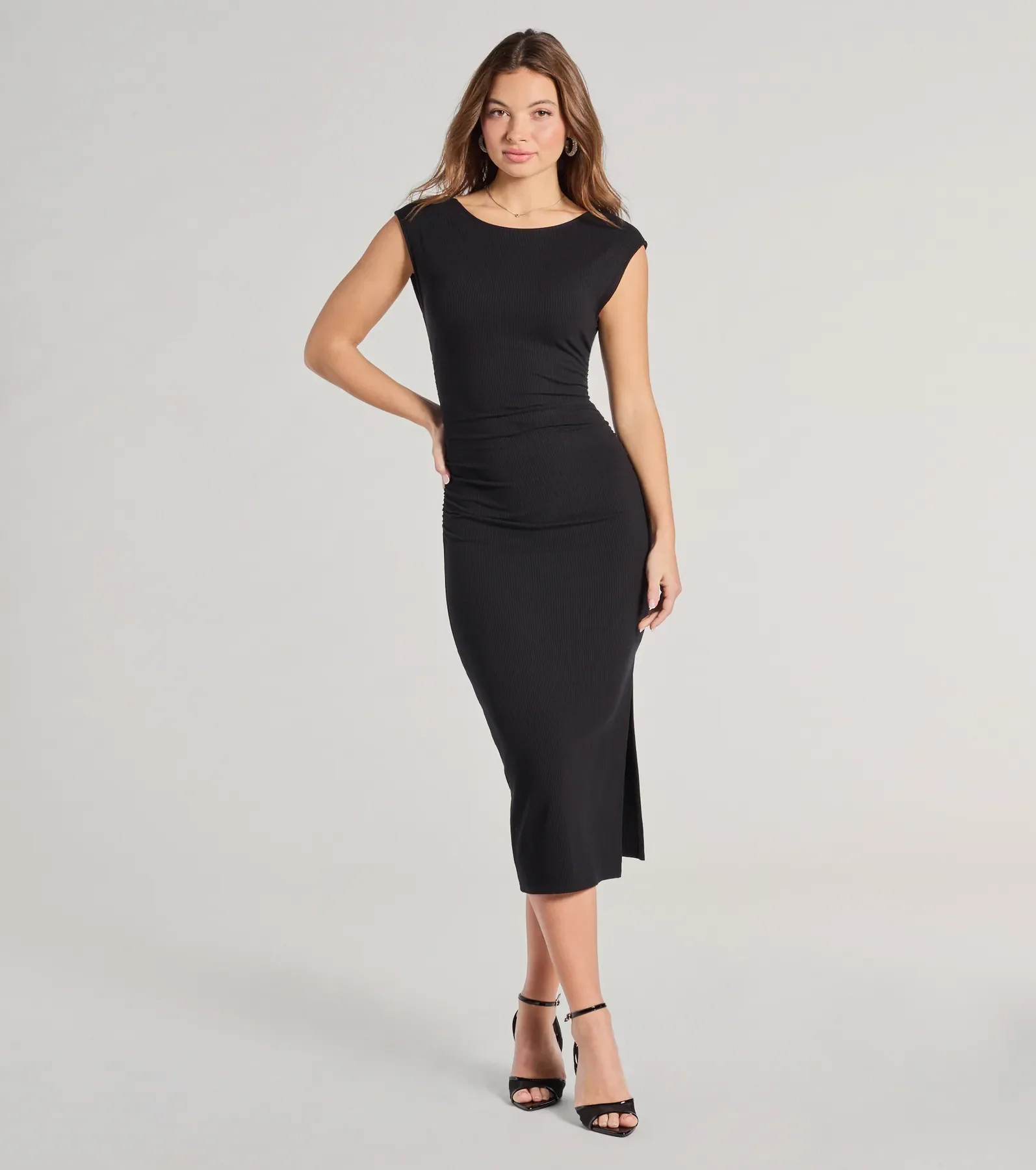 Many Admirers Open Back Bodycon Midi Dress | Windsor Stores