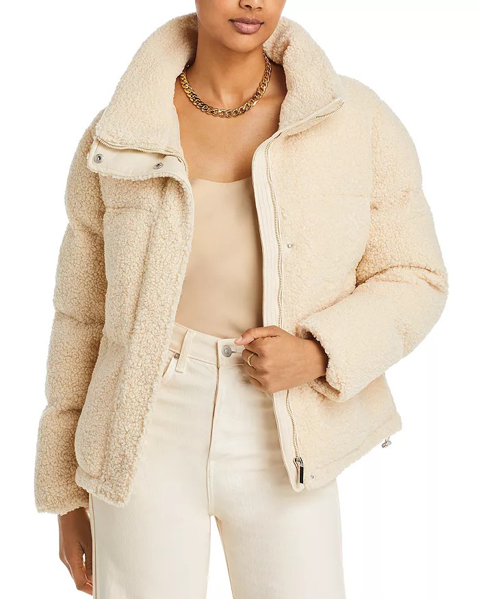 Faux Shearling Puffer Jacket | Bloomingdale's (US)