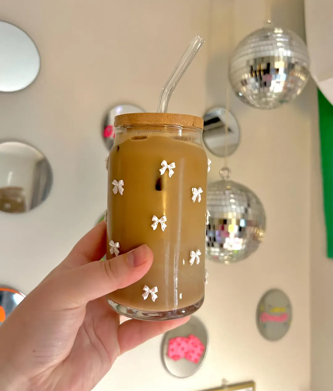 Girly Bow Can Glass | Iced Coffee Cup | Trendy Can Glass | Cute Beer Can Glass | Beer Can Glass W... | Etsy (US)