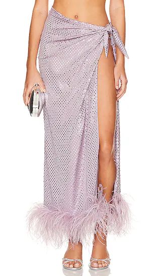 Disco Plumage Pareo in Lilac | Revolve Clothing (Global)