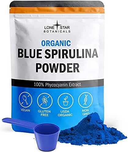 Organic Blue Spirulina Powder - 100% Pure Superfood from Blue-Green Algae, Natural Food Coloring for | Amazon (US)