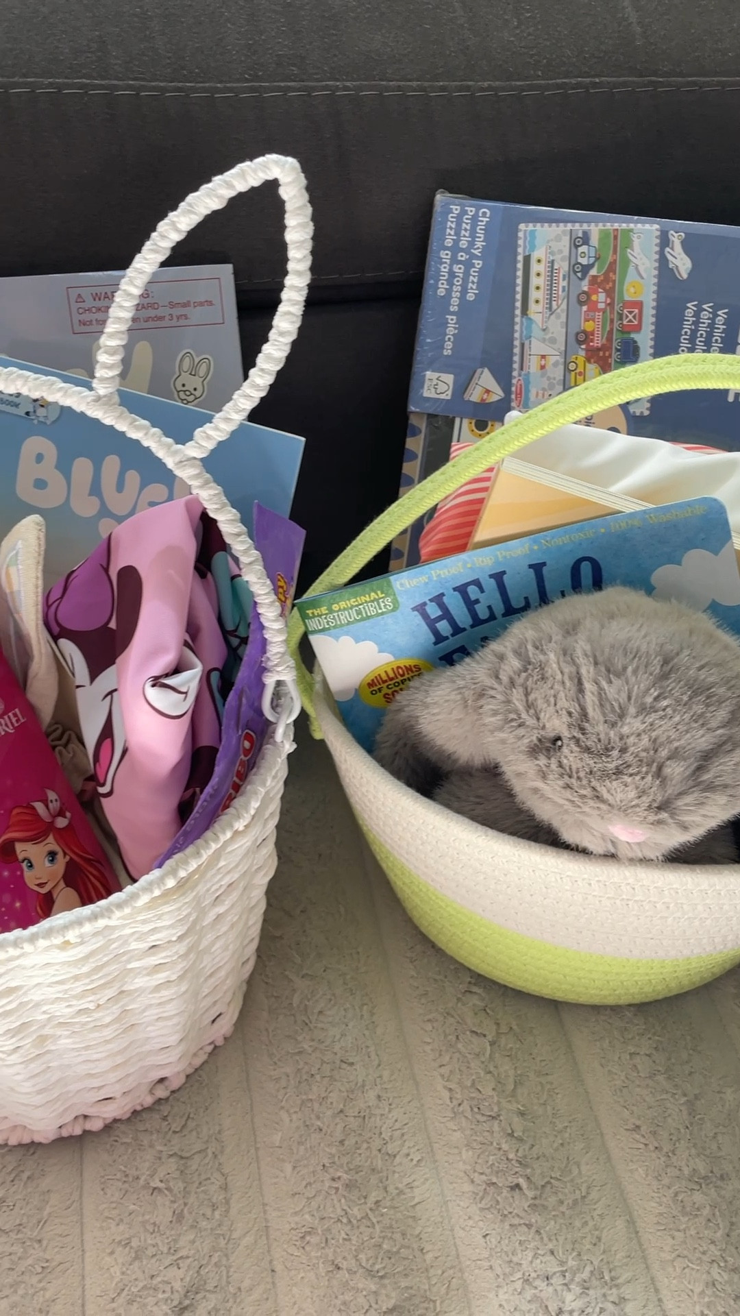 Kids Easter baskets all set 🐰🧺 

#LTKKids #LTKBaby
