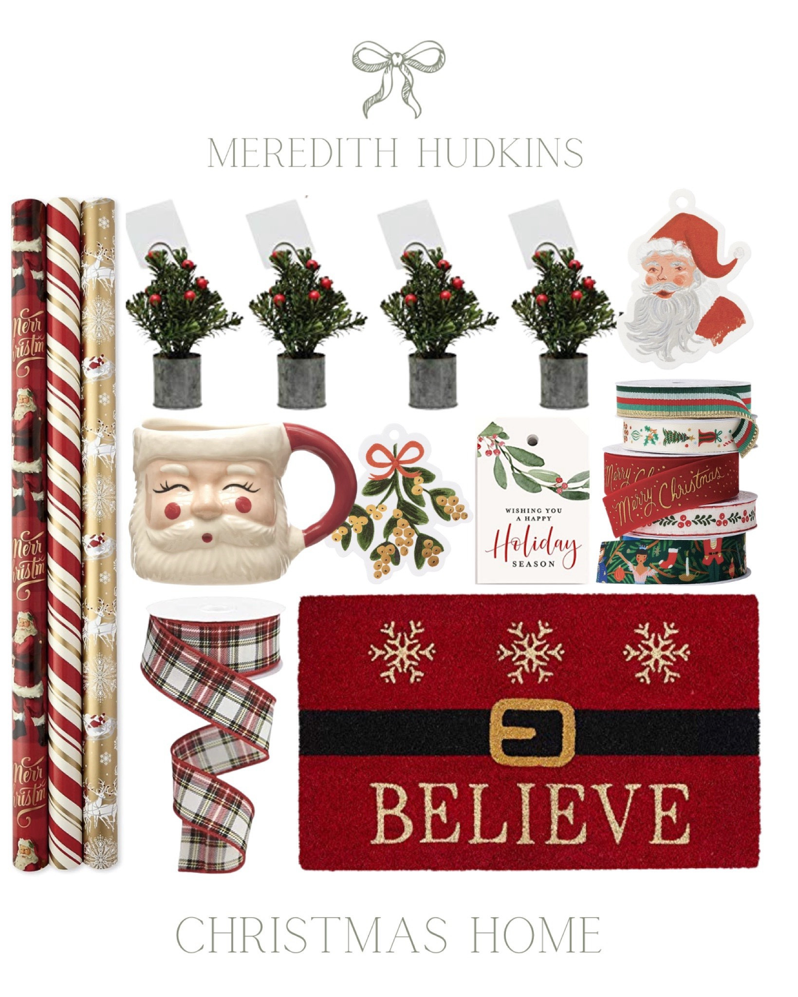 Christmas decorations, home decor, preppy, classic, traditional, holiday decor, traditional Christmas decor, Santa mug, Christmas ribbon, christmas gift wrap christmas gift tag

#LTKHome #LTKFindsUnder50 #LTKHoliday