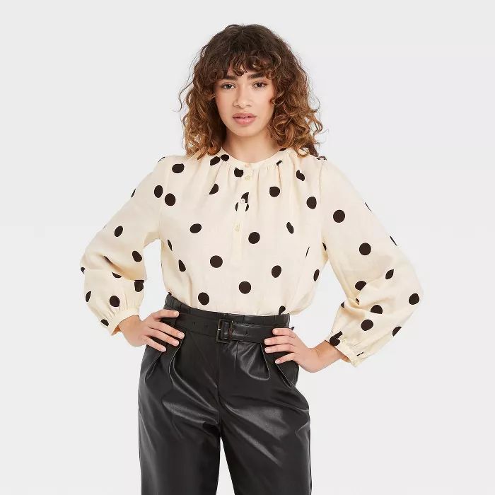 Women's Balloon Long Sleeve Top - Who What Wear™ | Target