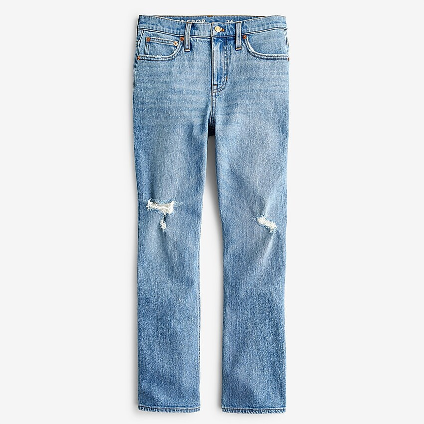 9'' demi-boot crop jean in Rocky Shore wash | J. Crew US