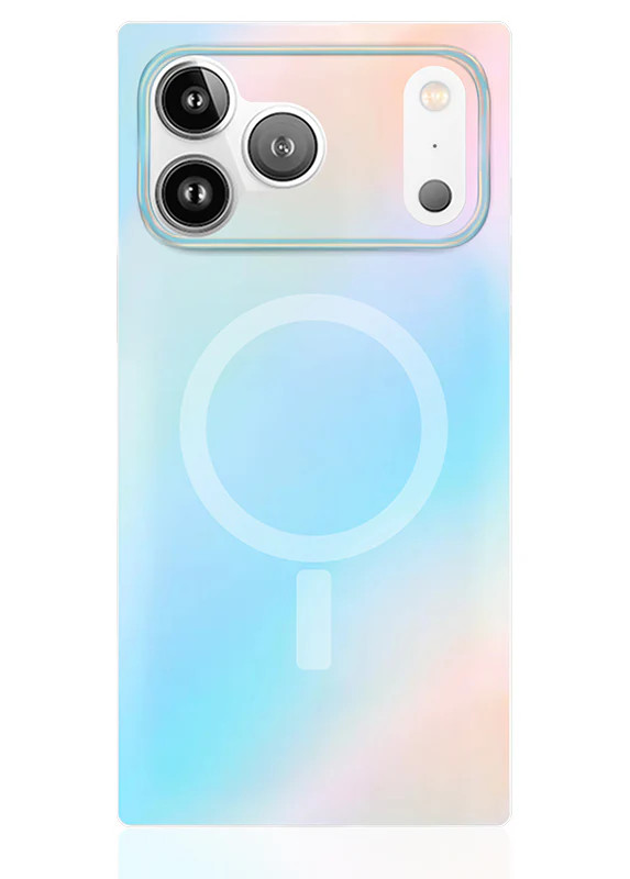 SQUARE® Iridescent Satin iPhone Case | FLAUNT