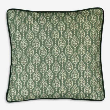 Green Tree Pattern Cushion 45x45cm | TK Maxx