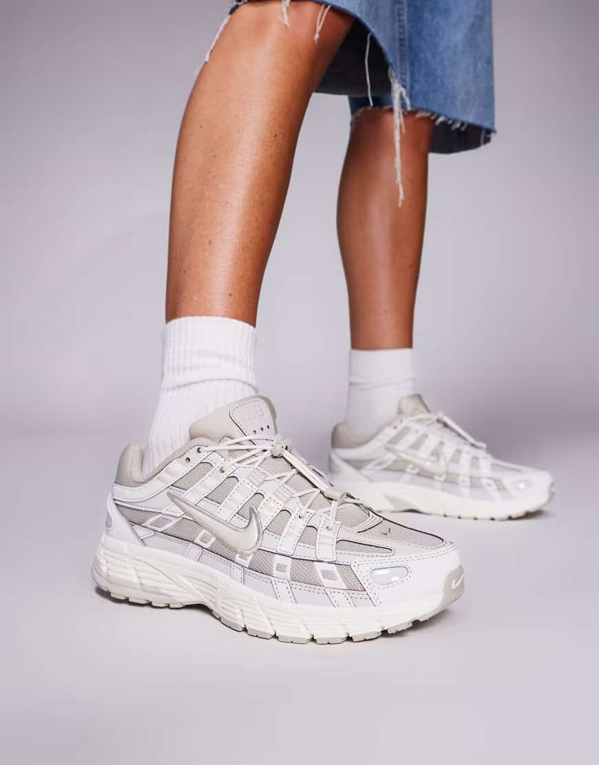 Nike P-6000 Utility trainers in off white and beige | ASOS (Global)