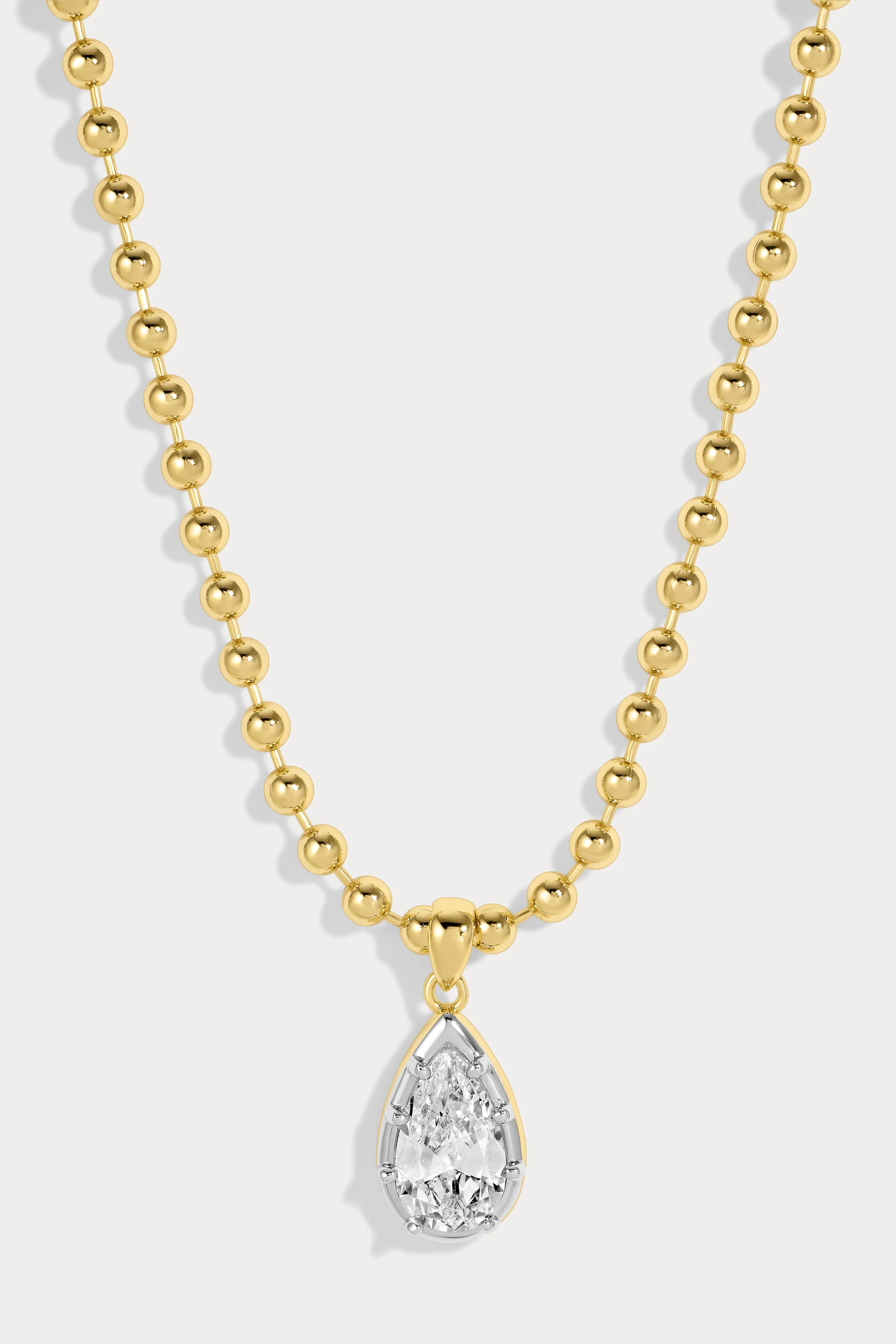 Large Cleo Pear Necklace | Lili Claspe
